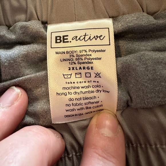 BE. Active - Gray Shorts - Like New Condition - Picture 4 of 5